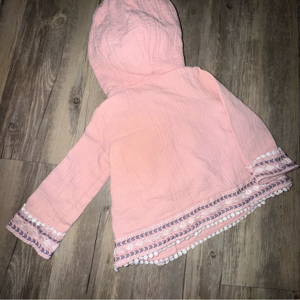 Artisan Ny Pink Boho Hooded Jacket - Picture 11 of 11